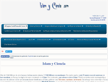 Tablet Screenshot of islamyciencia.com